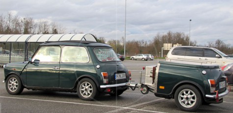 Mini Mk1 with Trailer | Drive-by Snapshots by Sebastian Motsch (2010)