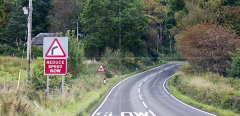 Reduce Speed Now Scotland | Drive-by Snapshots by Sebastian Motsch (2013)